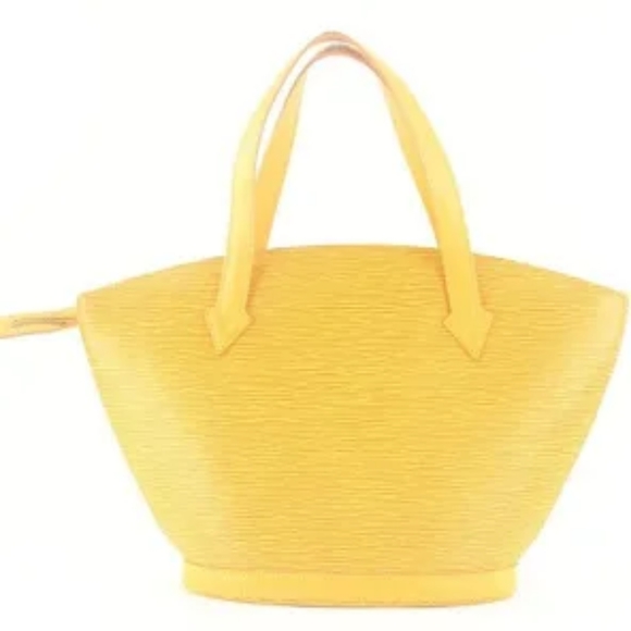 Louis Vuitton authentic yellow Saint Jacques Epi tote - Picture 1 of 12